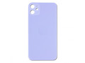 Стекло iPhone 11 на заднюю панель в сборе со стеклом камеры (Фиолетовый)  (Premium)