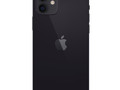 Задняя крышка (стекло) iPhone 12 mini (с увеличенным вырезом) (Черный) (Premium)