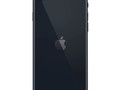 Стекло на заднюю крышку iPhone SE 2020 (с увеличенным вырезом) (Черный) (Premium)