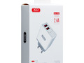 Сетевое зарядное устройство XO L65 2-USB (2.4A)