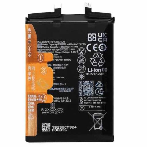 Аккумулятор для Huawei HB456593EGW Nova 10 SE / Nova 11 / Nova 11 SE / Nova 12 SE / Nova 12S (ORIG iC)