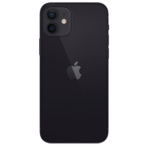 Задняя крышка (корпус) iPhone 12 Mini (Черный) (Premium)