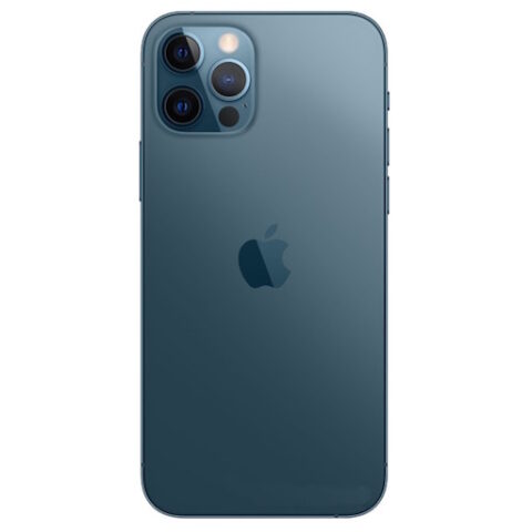 Задняя крышка (корпус) iPhone 12 Pro (Синий) (Premium)