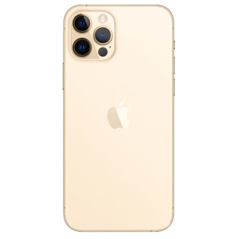 Задняя крышка (корпус) iPhone 12 Pro Max (Золотой) (Premium)