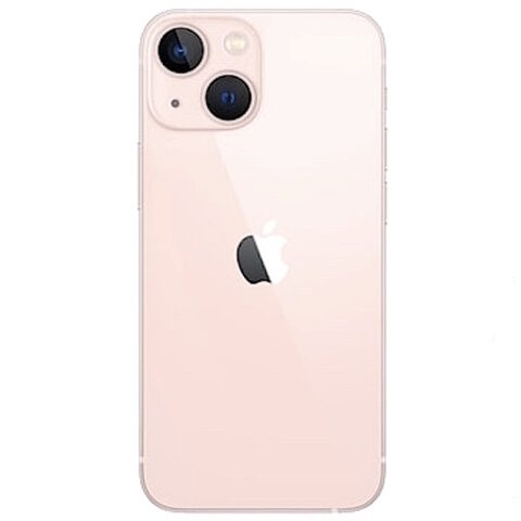 Задняя крышка (стекло) iPhone 13 (с увеличенным вырезом) (Розовый) (Premium)