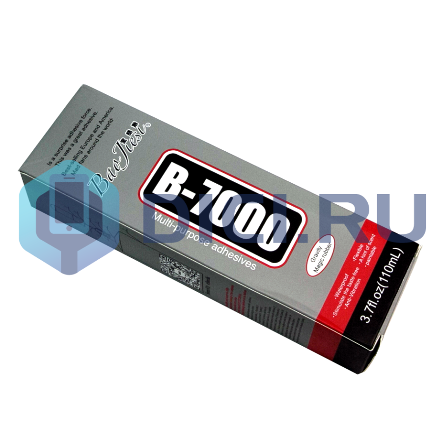 Клей B-7000 для проклейки тачскринов + рамок, прозрачный(110ml)