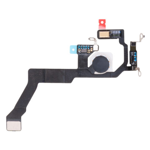 Шлейф iPhone 14 Pro Max на вспышку + микрофон (Снятый ORIGINAL)