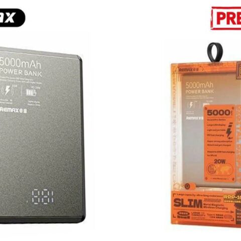 Power Bank с беспроводной зарядкой Remax RPP-107 (Ультратонкий с MagSafe) (PD20W) (5000 mAh)