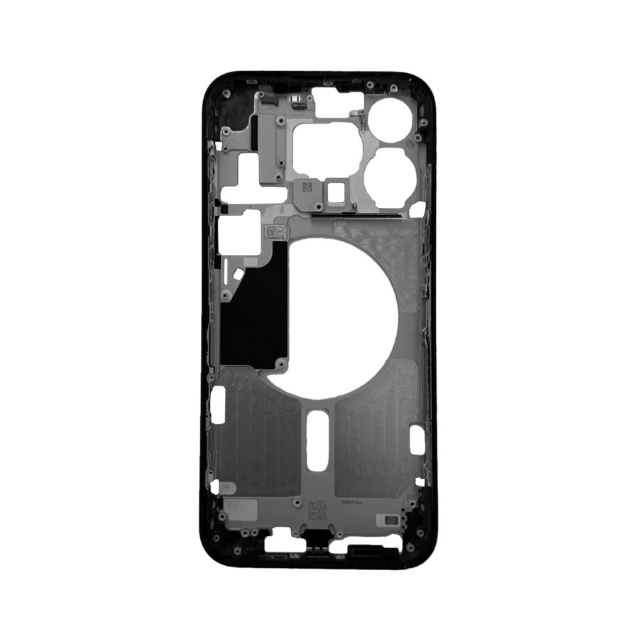 Средняя часть (рамка) iPhone 15 Pro Max (Черный) (Premium)