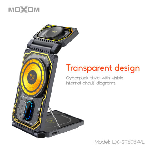 Беспроводная зарядная станция MOXOM LX-ST808 (MagSafe 15W)