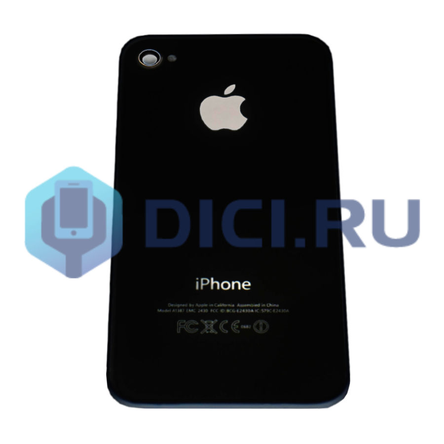 Задняя крышка(черная) iPhone 4S