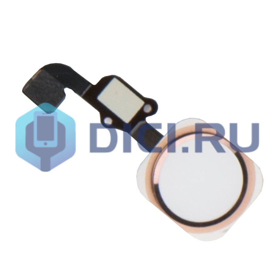 Шлейф Home с кнопкой Touch ID (Розовый) iPhone 6S