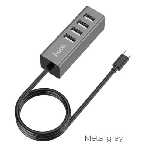 Разветвитель HUB USB-C Hoco HB1С 4 USB