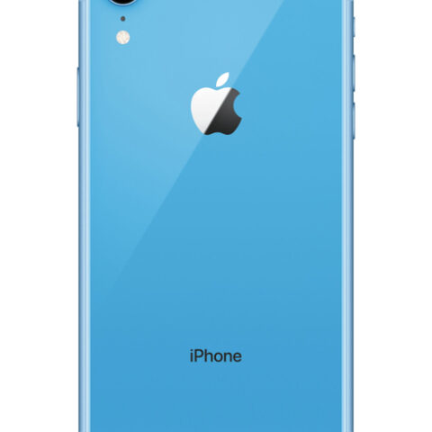 Задняя крышка (корпус) iPhone XR (Синий) (Premium)
