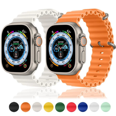 Силиконовый ремешок Ocean Chain strap для Apple Watch 38/40/41 mm