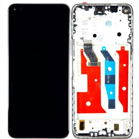 Дисплей Huawei Honor 50 Lite / Nova 8i / Honor X20 в сборе с тачскрином (Синий) (ORIGINAL в рамке)