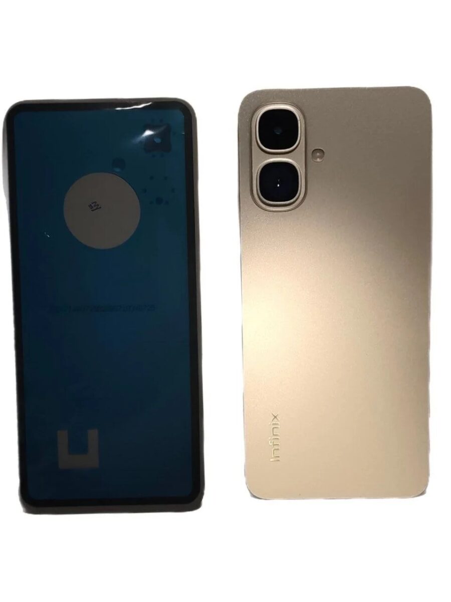 Задняя крышка Infinix Smart 10 (X6725) (в сборе со стеклом камеры) (серый)